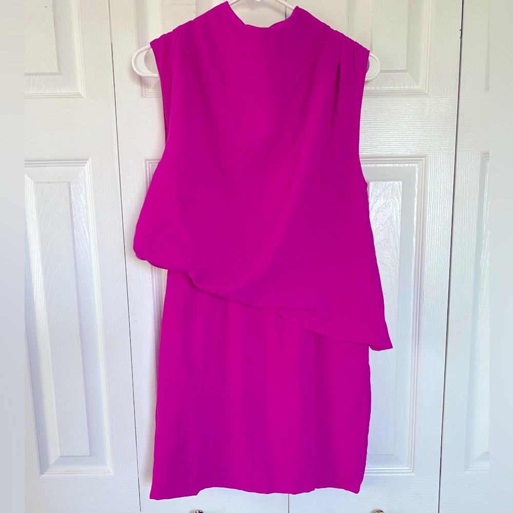 Fuchsia twofer dress